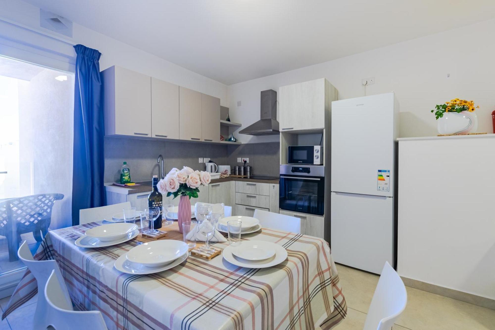 Spacious Brand New Apartment Hc Balcony 3 Bdr 2 Bth Bugibba St. Paul's Bay Exteriör bild
