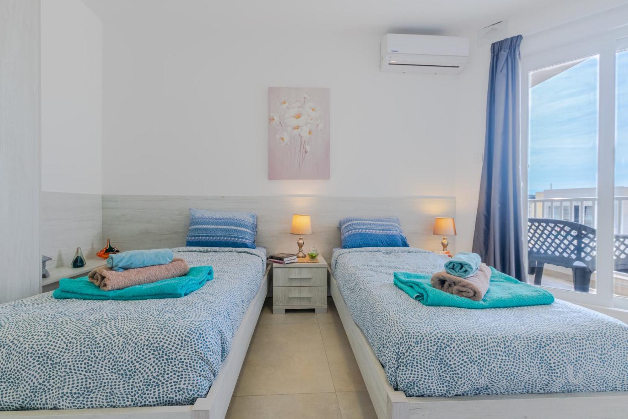 Spacious Brand New Apartment Hc Balcony 3 Bdr 2 Bth Bugibba St. Paul's Bay Exteriör bild
